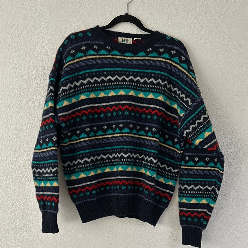 Vintage REI sweater (100% wool)